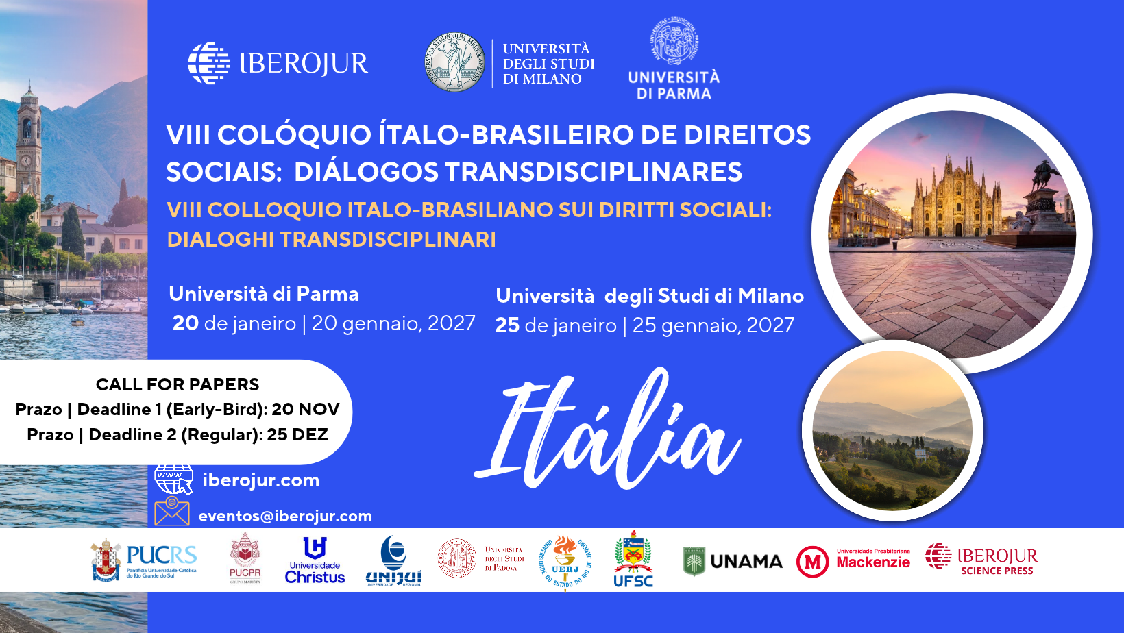 Parma e Milano – evento capa